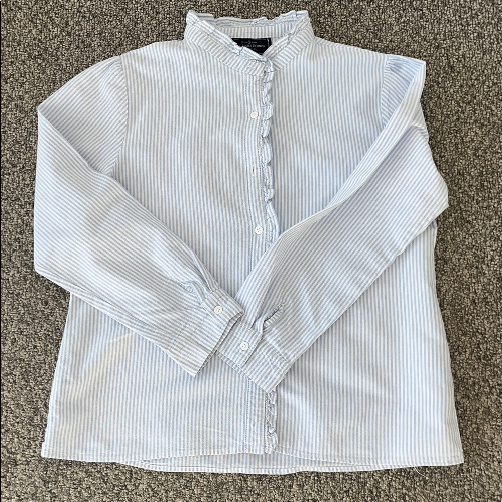 KJP Sebago Puff sleeve ruffle shirt XXl